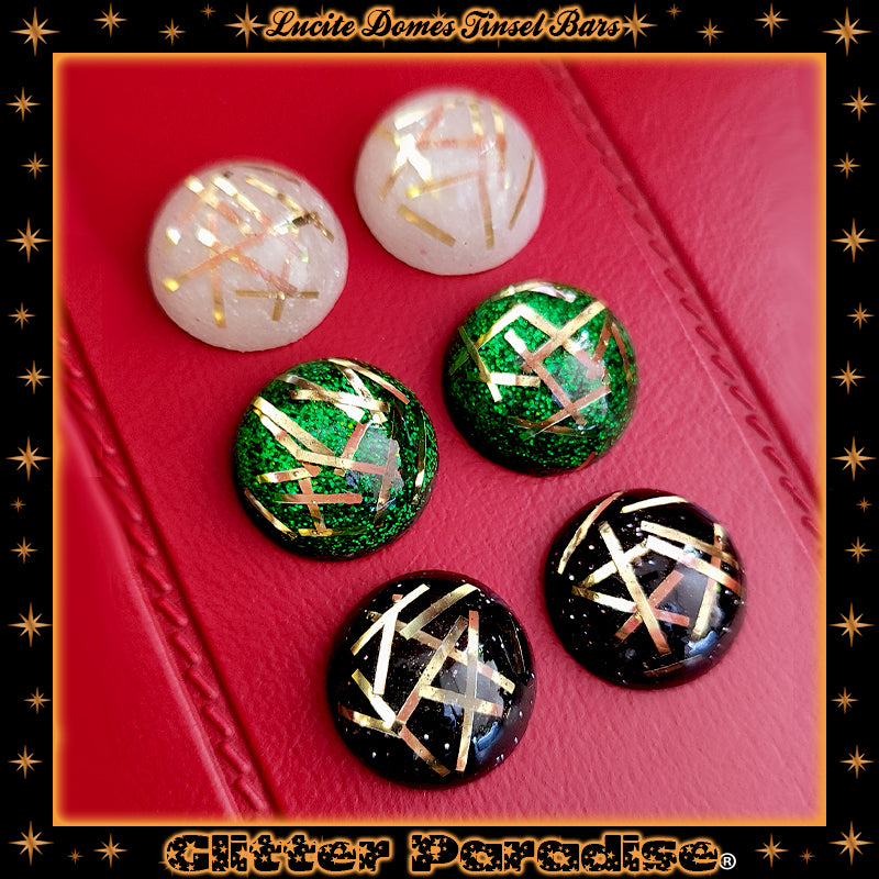 Pendientes: Confetti Lucite Dômes