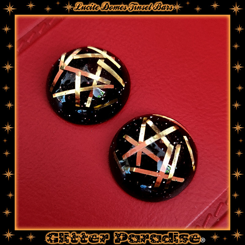 Pendientes: Confetti Lucite Dômes