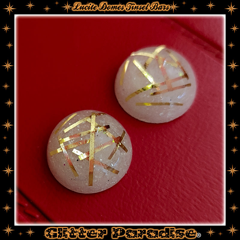 Pendientes: Confetti Lucite Dômes