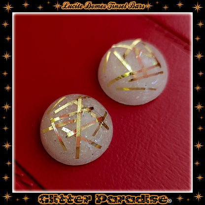 Pendientes: Confetti Lucite Dômes