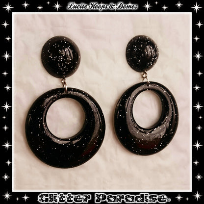 Pendientes: Lucite Hoops & Dômes