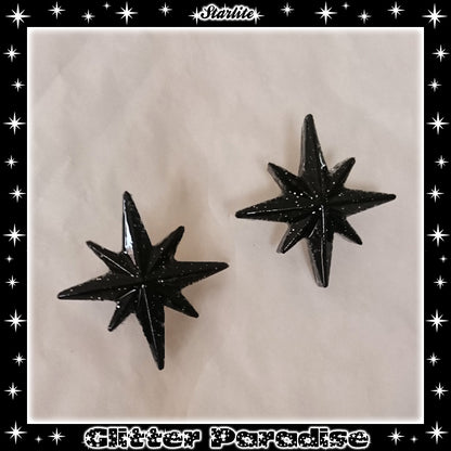 Earrings: Starlite Lucite