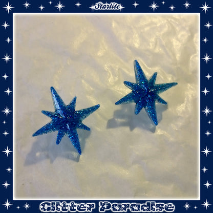 Earrings: Starlite Lucite