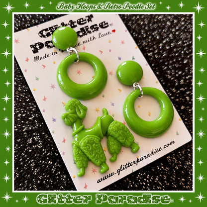 Parure : Baby Hoops and Retro Poodle