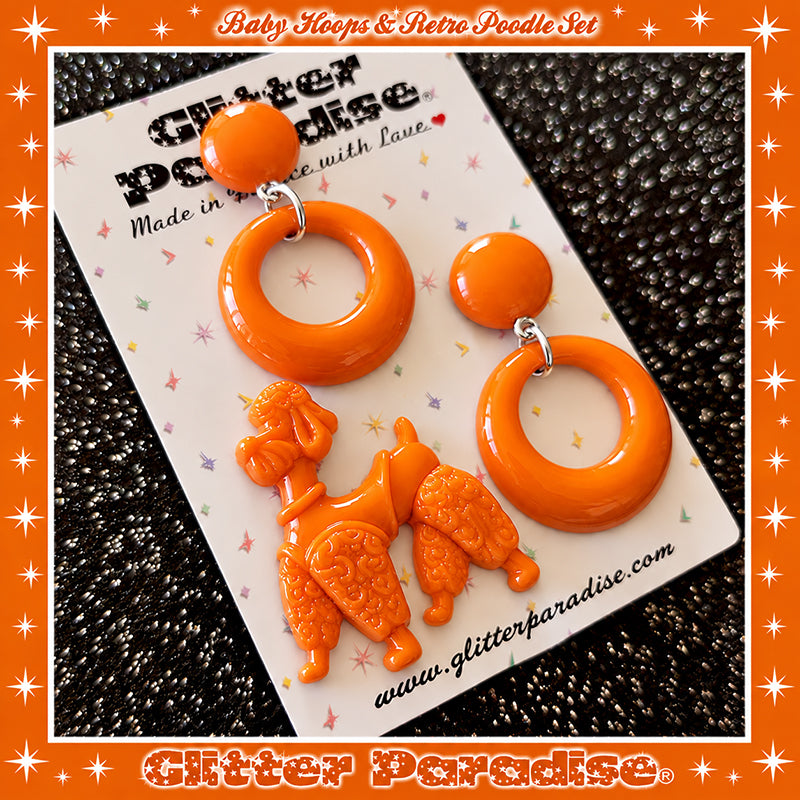 Parure : Baby Hoops and Retro Poodle