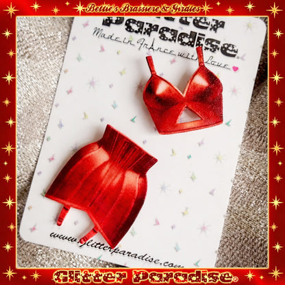 Broche: Bettie's Brassière and Girdles