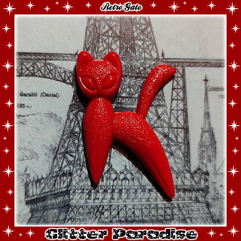 Broche: Retro Gato