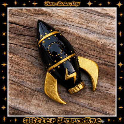 Broche : Retro Rocket Ship
