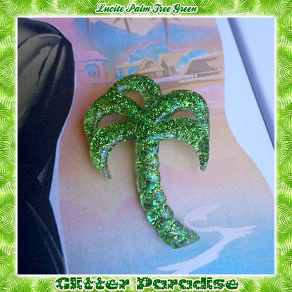 Broche: Sunset Palm