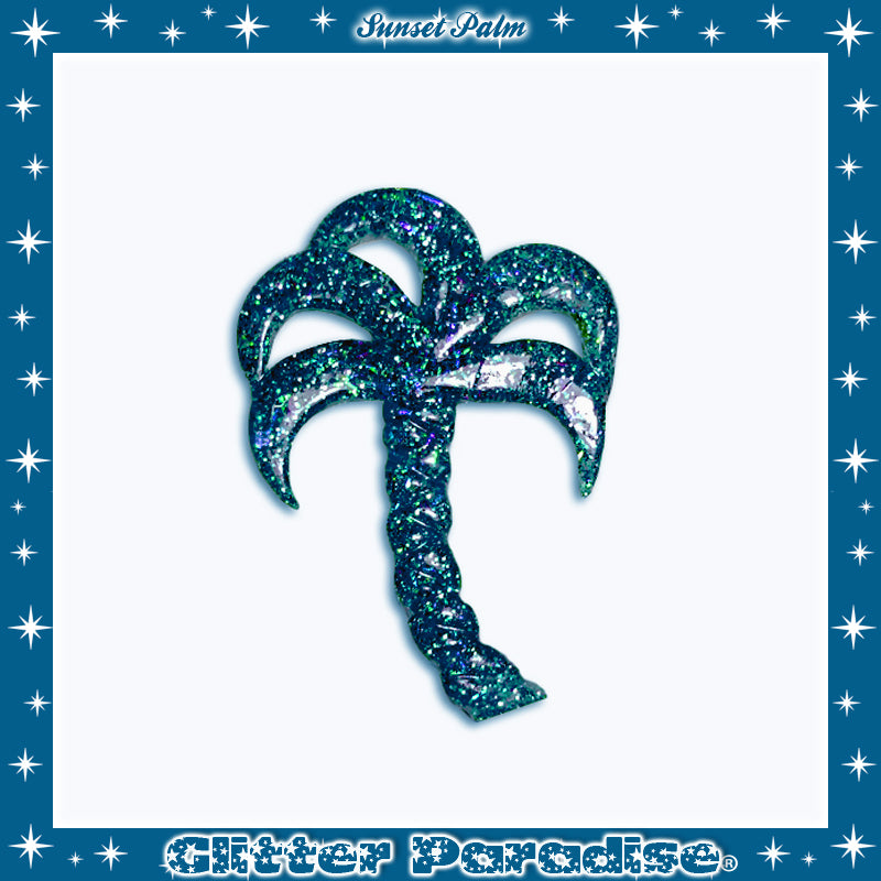 Broche: Sunset Palm