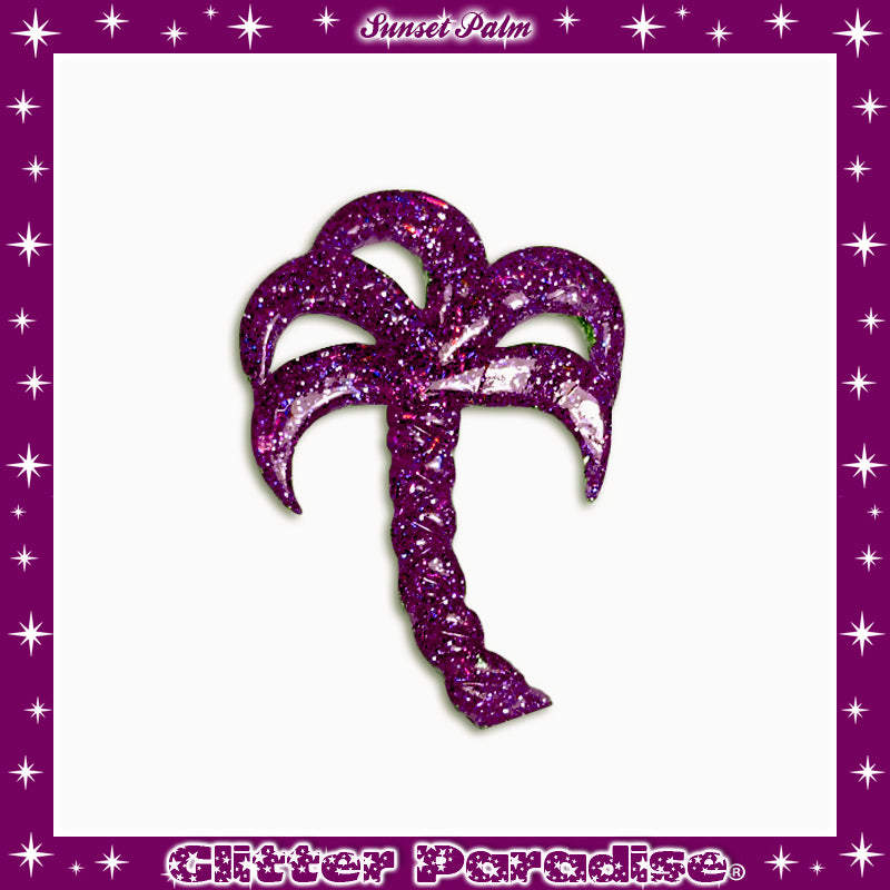 Broche: Sunset Palm
