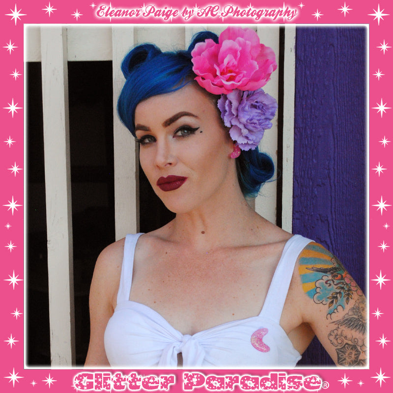 Pendientes: Confetti Lucite Boomerang Dust