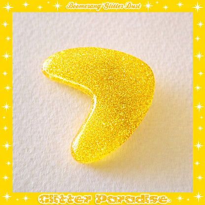Pendientes: Confetti Lucite Boomerang Dust