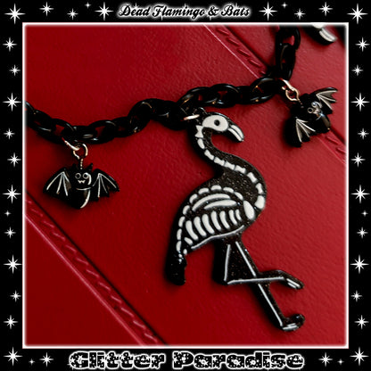 Necklace: Dead Flamingos and Bats