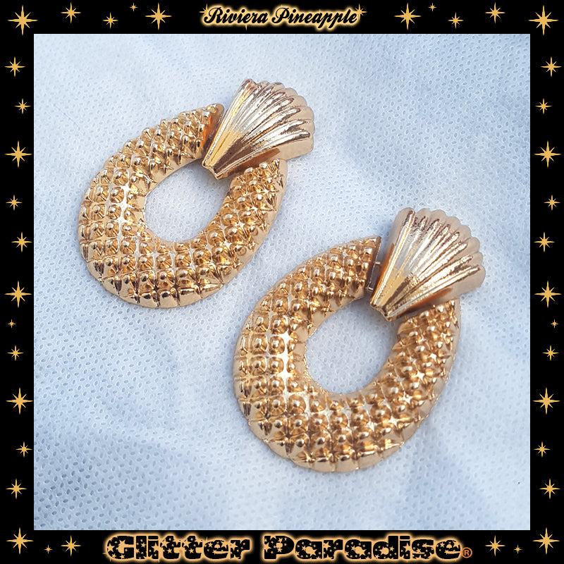 Pendientes : Giant Pineapple Slice