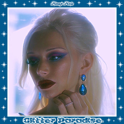 Earrings: Atomic Diamond Drop