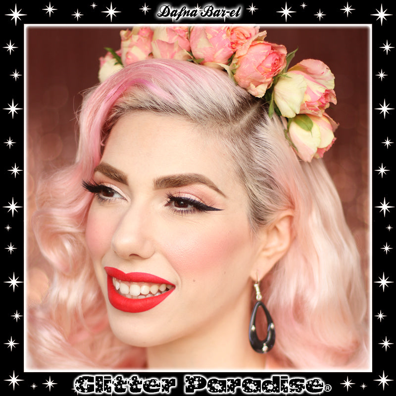 Pendientes: Atomic Teadrop Hoops