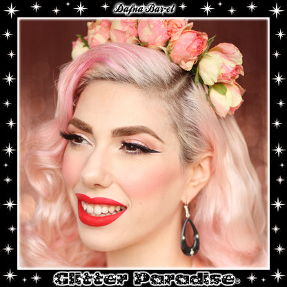 Pendientes: Atomic Teadrop Hoops