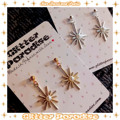 Pendientes: Star Burst and Pearl