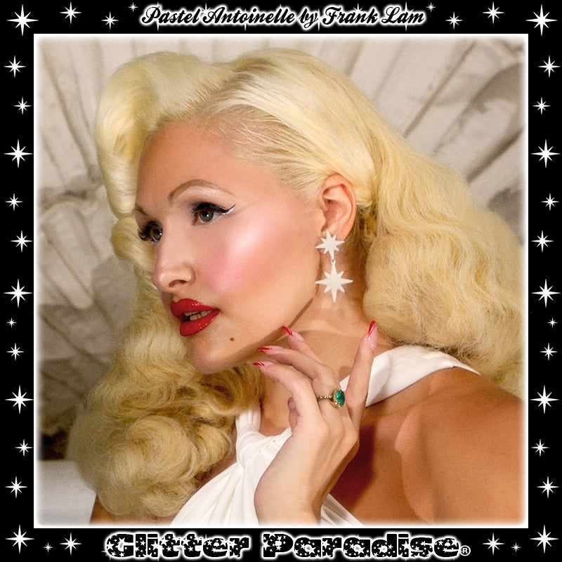 Earrings: Double Starlite
