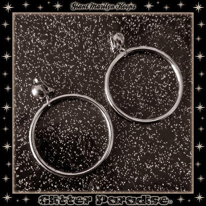 Pendientes: Giant Marilyn Hoops Gold