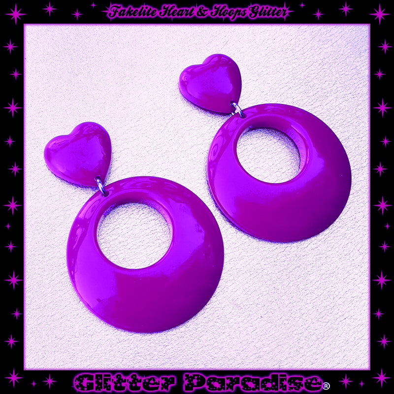 Pendientes: Fakelite Hoops & Heart