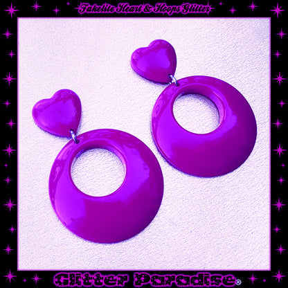 Pendientes: Fakelite Hoops & Heart