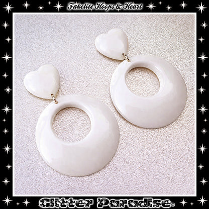 Pendientes: Fakelite Hoops & Heart