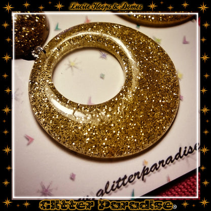 Pendientes: Lucite Hoops & Dômes