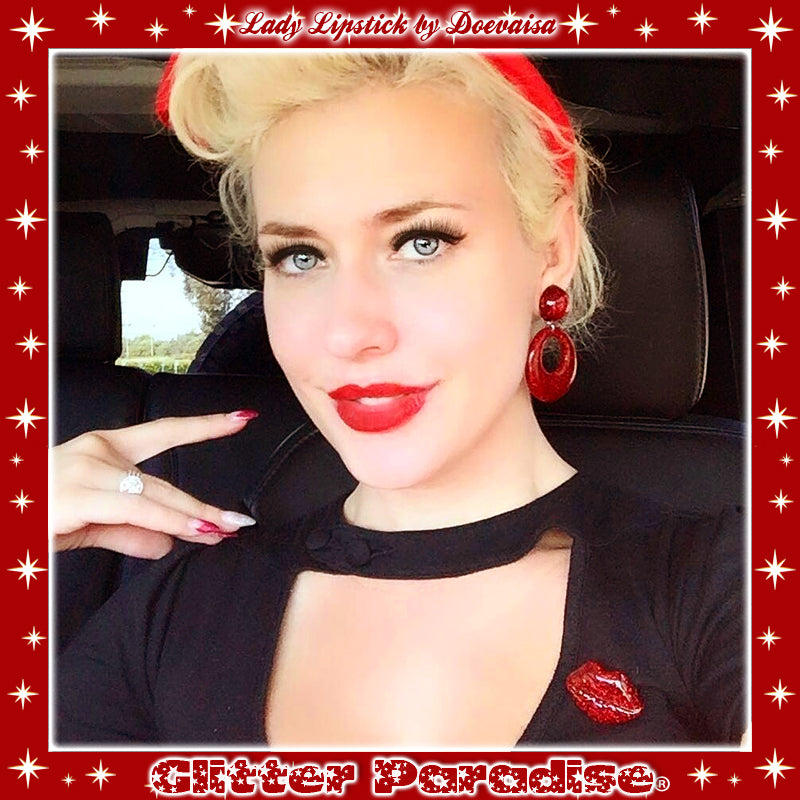 Pendientes: Lucite Hoops & Dômes
