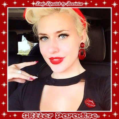 Pendientes: Lucite Hoops & Dômes