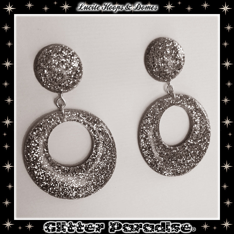Pendientes: Lucite Hoops & Dômes