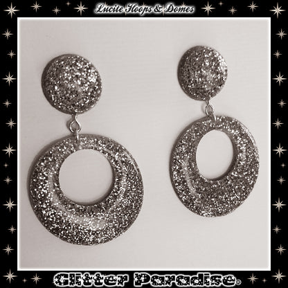 Pendientes: Lucite Hoops & Dômes