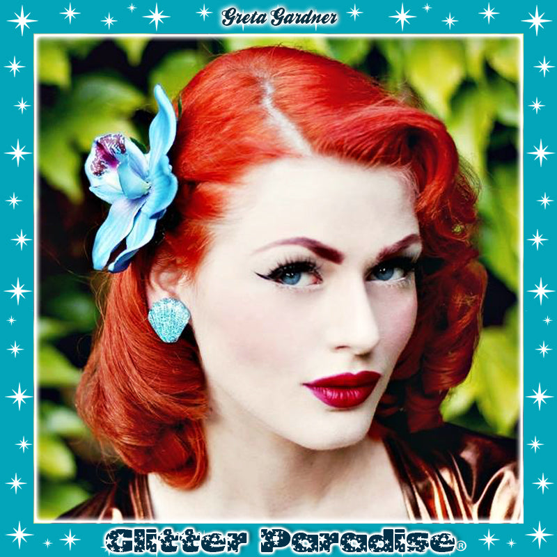 Boucles d'oreilles: Lucite Seashell