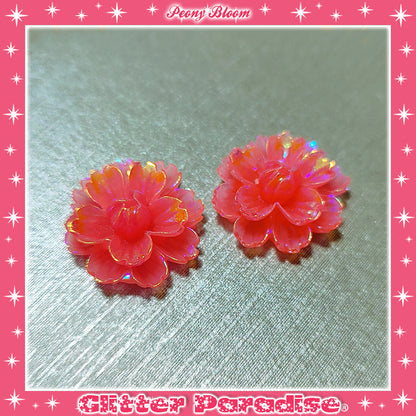 Pendientes: Peony Blossom