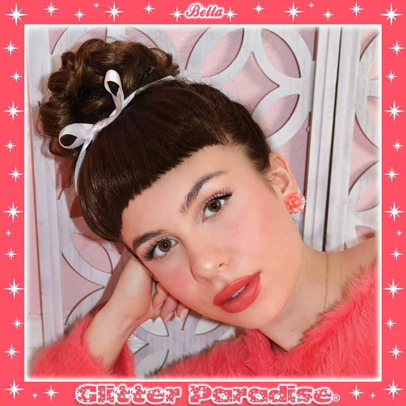 Pendientes: Peony Blossom