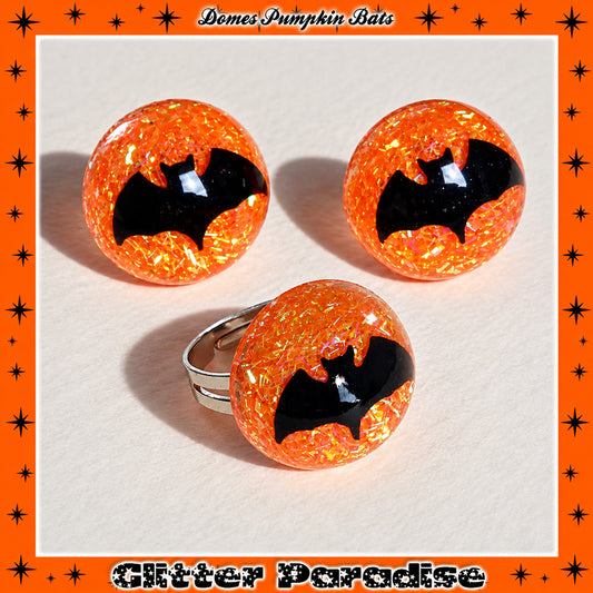 Parure : Dome Pumpkin Bat