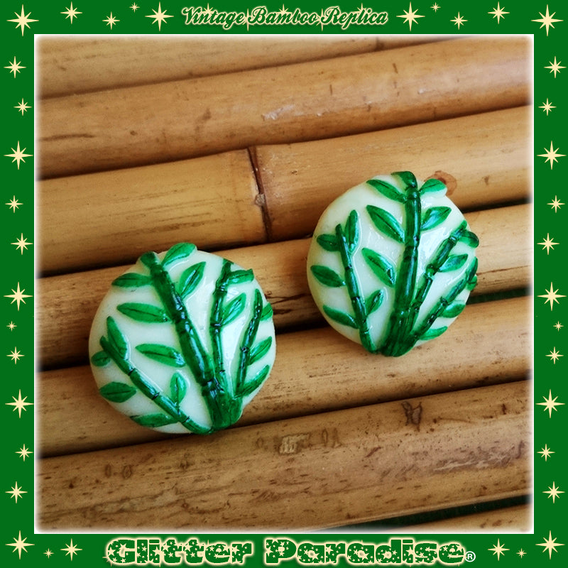 Earrings: Vintage Bamboo Replica
