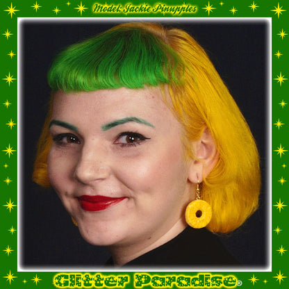 Earrings: Pineapple Slice